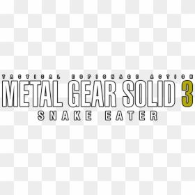 Metal Gear Solid 3 Snake Eater Logo, HD Png Download - metal gear solid logo png