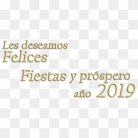 Calligraphy, HD Png Download - felices fiestas png