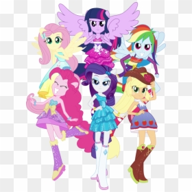 Gambar My Little Pony Equestria Girl, HD Png Download - my little pony group png