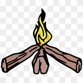 Firewood Colouring, HD Png Download - campfire clipart png