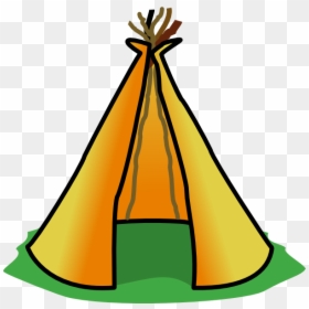 Old Tent Clipart, HD Png Download - campfire clipart png
