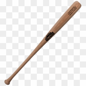Wooden Baseball Bat Png, Transparent Png - black baseball bat png