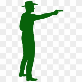 Toss A Bocce Ball, HD Png Download - man with gun png