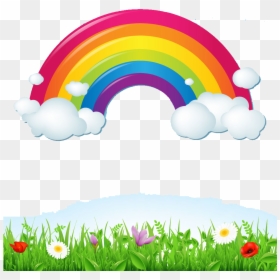Colours Of Rainbow Drawing, HD Png Download - sky clipart png