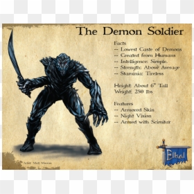 Demons Created, HD Png Download - solider png