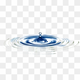 Water Ripple Png, Transparent Png - drop of water png
