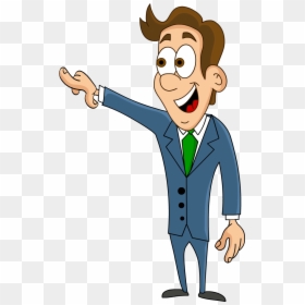 Man Thumbs Up Cartoon Png, Transparent Png - man pointing png