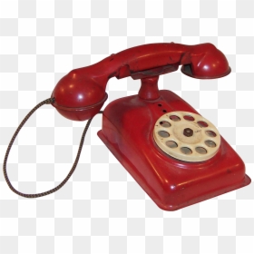 Vintage Red Phone Transparent, HD Png Download - red phone png