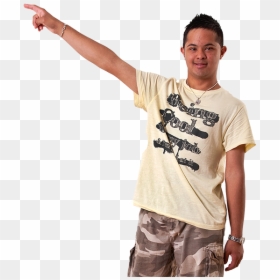 Down Syndrome Person Pointing, HD Png Download - man pointing png