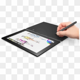 Lenovo Yb1 X91f Yoga Book, HD Png Download - ipad .png