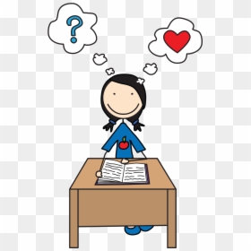 Student Thinking Clipart, HD Png Download - thinking clipart png