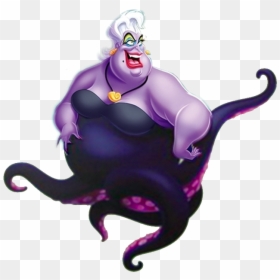 Little Mermaid Ursula Png, Transparent Png - thinking clipart png