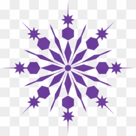 Red Snowflake Vector Free, HD Png Download - red snowflake png