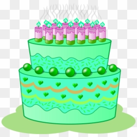 Birthday Cake Clip Art, HD Png Download - birthday cake clip art png