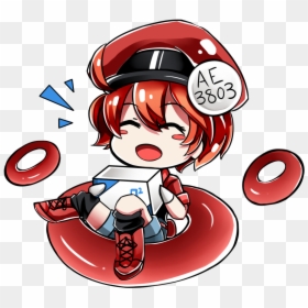 Chibi Cells At Work, HD Png Download - red blood cells png