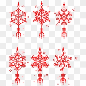 Clip Art, HD Png Download - red snowflake png
