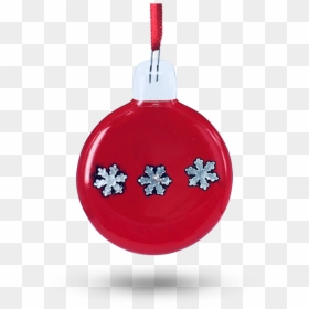 Christmas Ornament, HD Png Download - red snowflake png