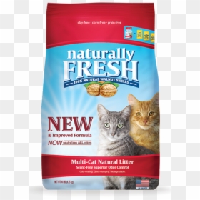 Naturally Fresh Cat Litter, HD Png Download - cat png image