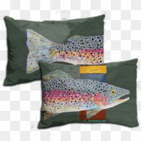 Cushion, HD Png Download - rainbow trout png