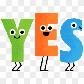 Yes Cartoon Gif Png, Transparent Png - yes.png