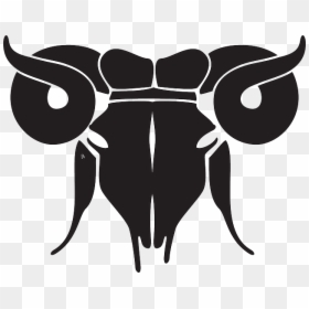 Silhouette Ram Head Transparent, HD Png Download - ram head png