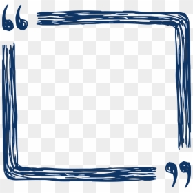 Quotation Marks Box Png, Transparent Png - quote mark png