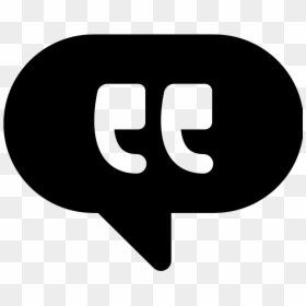 Hi Speech Bubble Png, Transparent Png - quote mark png