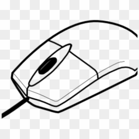 Mouse Computer Clipart Black And White, HD Png Download - pc mouse png