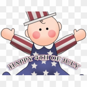 Baby Happy 4th July, HD Png Download - 4th of july clipart png