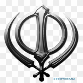 Sikh Symbol, HD Png Download - khanda png