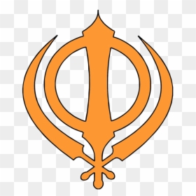 Khanda In Red Color, HD Png Download - khanda png