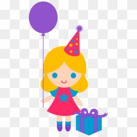 Birthday Girl Clipart, HD Png Download - birthday gift png