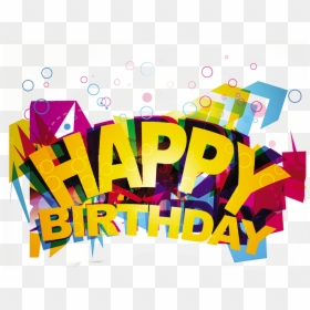 Happy Birthday Design Png, Transparent Png - happy birthday images png