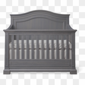 Grey Convertible Crib, HD Png Download - baby crib png