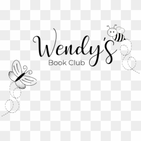 Butterfly Clipart Black And White, HD Png Download - wendy's png