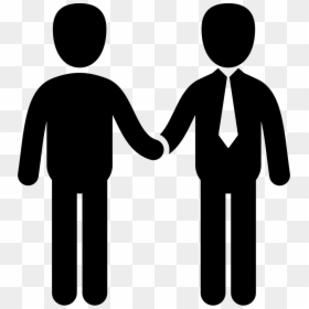 Men Shaking Hands Icon, HD Png Download - shake hands png
