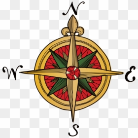 Emblem, HD Png Download - old compass png