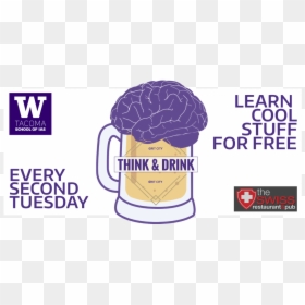 Drink And Think, HD Png Download - cool banner png