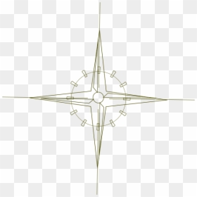 Technical Drawing, HD Png Download - old compass png