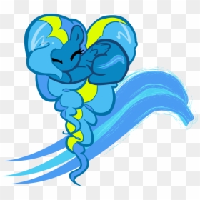 My Little Pony Rarity Heart, HD Png Download - cartoon waves png
