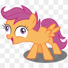 Mlp Scootaloo Derp Face, HD Png Download - vhv