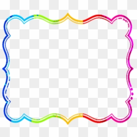 Colorful Cute Border, HD Png Download - neon grid png