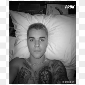 Lion Face Chest Tattoo, HD Png Download - justin bieber face png