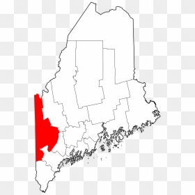 Penobscot County Maine, HD Png Download - maine outline png