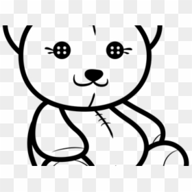 Teddy Bear Outline Png, Transparent Png - bear outline png