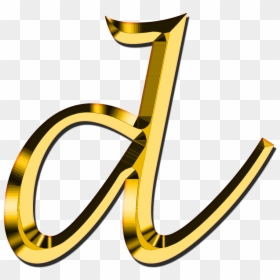 Letter D Gold Png, Transparent Png - polaroid outline png