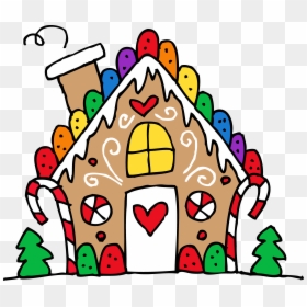 Gingerbread House Contest Sign, HD Png Download - house drawing png