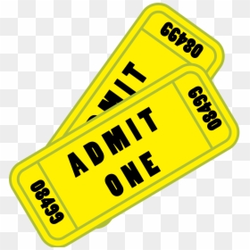 Cartoon Movie Tickets, HD Png Download - ticket clipart png