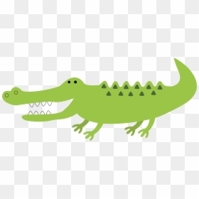 Crocodile Free Vector Download, HD Png Download - alligator clipart png