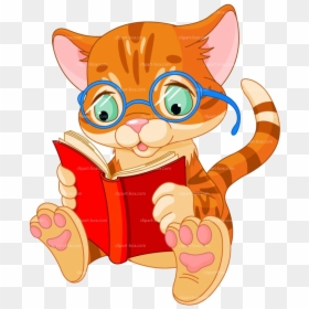 Animals Reading Clipart, HD Png Download - animals clipart png